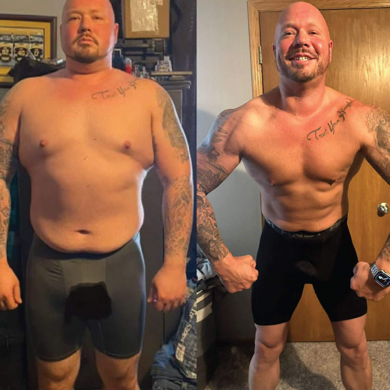 Male Weight Loss Transformation